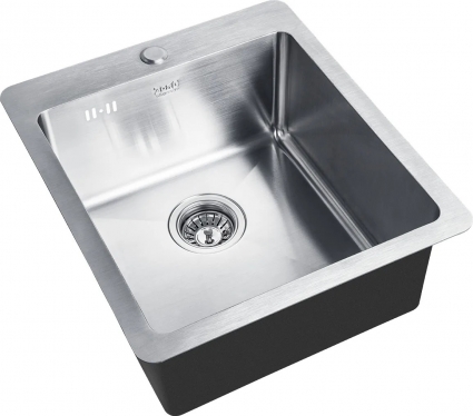 Мойка кухонная Zorg Inox HD 4551 брашированная, прямоугольная, 45x51 см