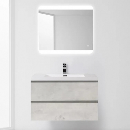 Мебель для ванной BelBagno Luce 90 stucco cemento leggero подвесная, с ящиками