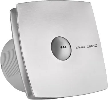Вытяжной вентилятор Cata X-Mart 15 H matic inox диаметр 150 мм, хром