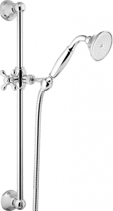 Душевой гарнитур Webert Comfort AC0384015 хром, штанга 60.6 см