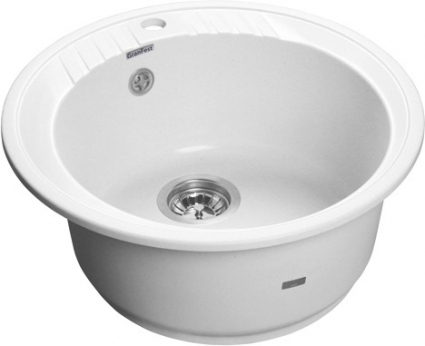 Мойка кухонная GranFest Rondo GF-R520 иней круглая, 52x52 см