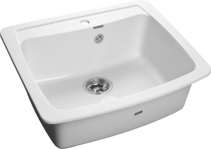 Мойка кухонная GranFest Standart GF-S605 иней прямоугольная, 60.5x51.5 см