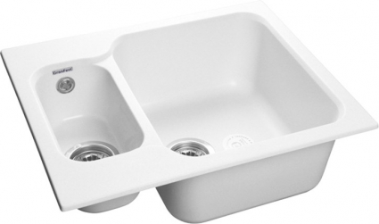 Мойка кухонная GranFest Standart GF-S615K иней прямоугольная, 61.2x49.5 см