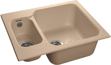 Мойка кухонная GranFest Standart GF-S615K топаз прямоугольная, 61.2x49.5 см