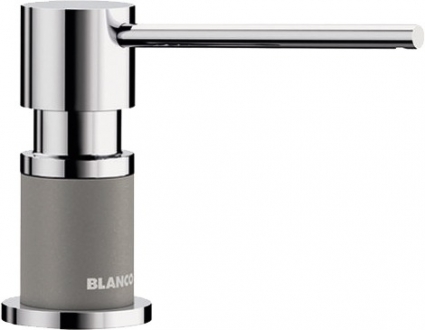 Дозатор Blanco Lato 525811 алюметаллик серый / хром, встраиваемый