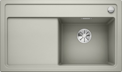 Мойка кухонная Blanco Zenar 45S 523712 жемчужный, правая, матовая, прямоугольная, 86x51 см