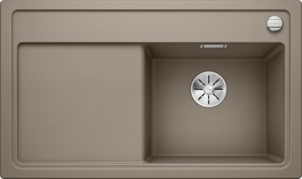 Мойка кухонная Blanco Zenar 45S 523720 серый беж, правая, матовая, прямоугольная, 86x51 см