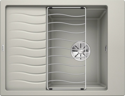 Мойка кухонная Blanco Elon 45S 524817 жемчужная матовая, прямоугольная, 65x50 см