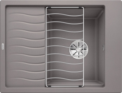 Мойка кухонная Blanco Elon 45S 524816 алюметаллик матовая, прямоугольная, 65x50 см