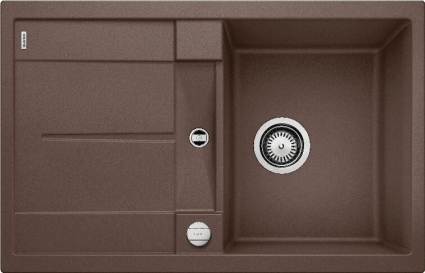 Мойка кухонная Blanco Metra 45S 515038 кофе матовая, прямоугольная, 78x50 см