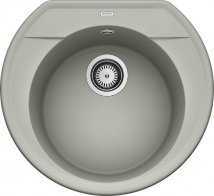 Мойка кухонная Blanco Rondoval 45 жемчужная матовая, круглая, 53.5x49 см