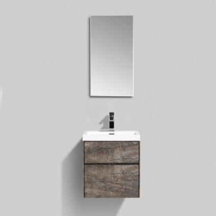 Мебель для ванной BelBagno Pietra Mini 50 AS stone подвесная, с дверками