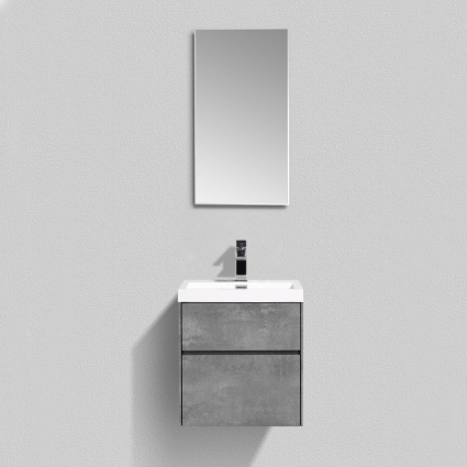 Мебель для ванной BelBagno Pietra Mini 50 AS stucco cemento подвесная, с дверками