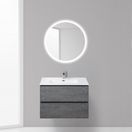 Мебель для ванной BelBagno Pietra 80 stucco cemento подвесная, с дверками