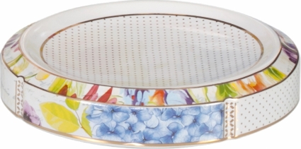 Мыльница Creative Bath Flora Bella FLO56MULT цвет белый, настольная
