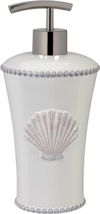 Дозатор Creative Bath Shell Cove SHE59NAT серый, настольный
