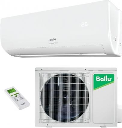 Кондиционер Ballu Vision PRO DC inverter BSVPI-12HN1 белый