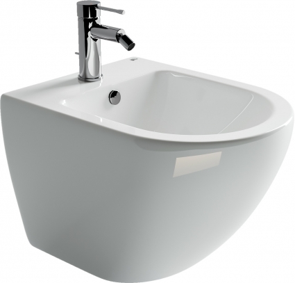 Биде подвесное Ceramica Nova Metropol CN4003 цвет белый, овальное, 36.5x49 см