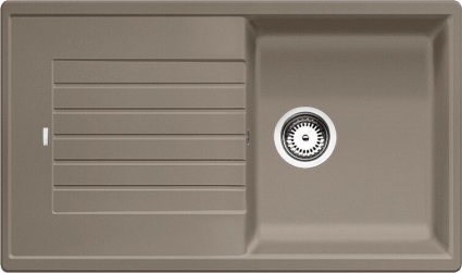 Мойка кухонная Blanco Zia 5S 520518 серый беж матовая, прямоугольная, 86x50 см