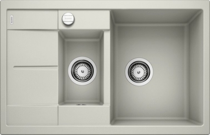 Мойка кухонная Blanco Metra 6 S Compact жемчужная матовая, прямоугольная, 78x50 см