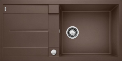 Мойка кухонная Blanco Metra XL 6S 515287 кофе матовая, прямоугольная, 100x50 см