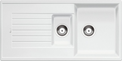 Мойка кухонная Blanco Zia 6S 514742 белая матовая, прямоугольная, 100x50 см