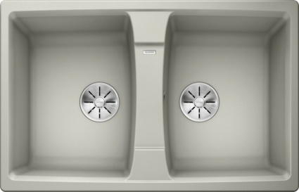 Мойка кухонная Blanco Lexa 8 жемчужная матовая, прямоугольная, 78x50 см