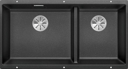 Мойка кухонная Blanco Subline 480/320-U антрацит матовая, прямоугольная, 85.5x46 см