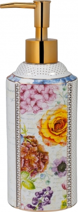 Дозатор Creative Bath Flora Bella FLO59MULT белый, настольный