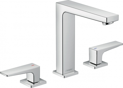 Смеситель Hansgrohe Metropol 32515000 для раковины с донным клапаном Push-Open, однорычажный, хром