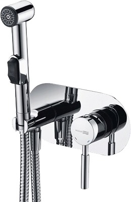 Гигиенический душ Wasserkraft Main 4138 со смесителем, С ВНУТРЕННЕЙ ЧАСТЬЮ, хром