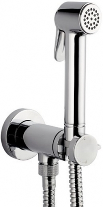 Гигиенический душ Bossini Paloma Brass E37007B.030 со смесителем, С ВНУТРЕННЕЙ ЧАСТЬЮ, хром, 1 режим
