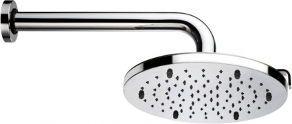 Верхний душ Bossini Nebulizair H19625G.030 хром штанга 12.25 см, размер 22 см