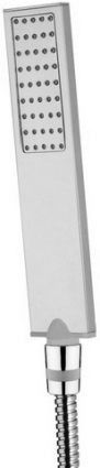 Душевая лейка Bossini Flat-One B00270.030 хром штанга 22.15 см, 1 режим