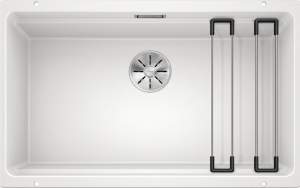 Мойка кухонная Blanco Etagon 700-U белая матовая, прямоугольная, 73x46 см