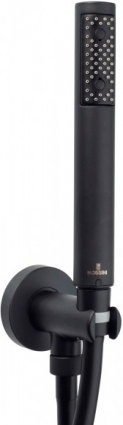 Гигиенический душ Bossini Zen C12002C.073 черный штанга 24.3 см, шланг 150 см
