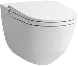 Унитаз подвесной Laufen Riva 8.2069.1.400.000.1 белый, овальный, 39.5x60 см