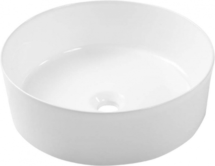 Рукомойник Bravat Affability C22284W-ENG накладной круглая, цвет белый