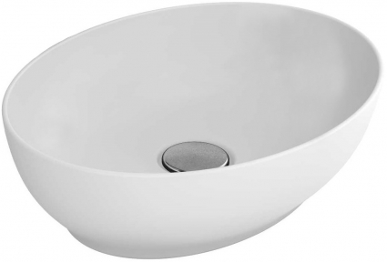 Рукомойник Bien Motto MTLG05002FD0W3000 овальная, цвет белый, на столешницу