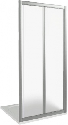 Душевая дверь в нишу Good Door Infinity SD-90-G-CH складная, стекло матовое