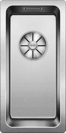 Дополнительная мойка Blanco Andano 180-IF зеркальная, прямоугольная, 22x44 см