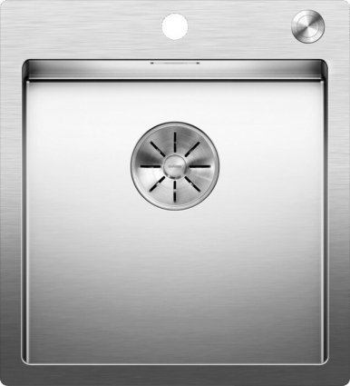 Мойка кухонная Blanco Claron 400-IF/А клапан-автомат зеркальная, прямоугольная, 46x51 см