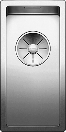 Дополнительная мойка Blanco Claron 180-IF зеркальная, прямоугольная, 22x44 см