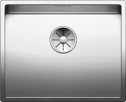 Мойка кухонная Blanco Claron 500-IF зеркальная, прямоугольная, 54x44 см