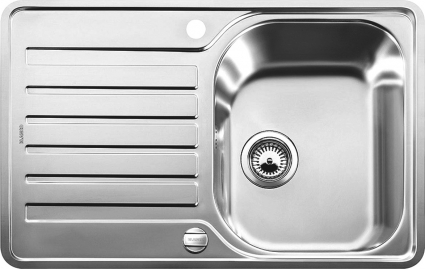 Мойка кухонная Blanco Lantos 45S-IF Compact глянцевая, прямоугольная, 76.8x48.8 см