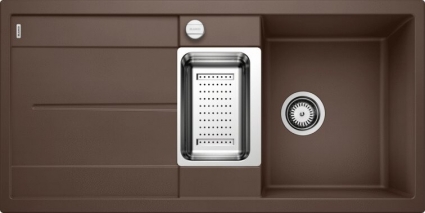 Мойка кухонная Blanco Metra 6S 515045 кофе матовая, прямоугольная, 100x50 см