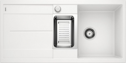 Мойка кухонная Blanco Metra 6S 513046 белая матовая, прямоугольная, 100x50 см