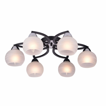 Потолочная люстра Toplight Philomena TL3730X-06BC в современном стиле, цвет белый