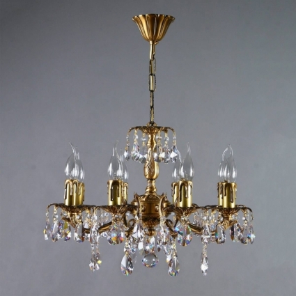 Подвесная люстра Ambiente Benisa 2226/8 AB Tear Drop в классическом стиле, цвет бронза