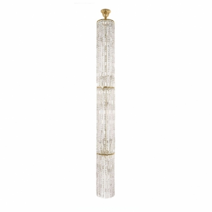 Каскадная люстра Arti Lampadari Lazio E 1.9.25.501 G в стиле модерн, цвет золотой